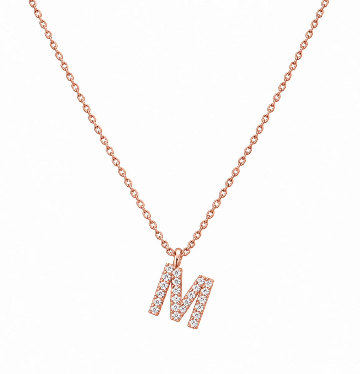 Zirkonia Initial Halskette Set - OTANTO