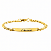 Silber Damenarmband mit Gravur - OTANTO