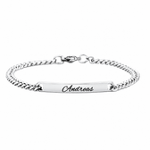Silber Damenarmband mit Gravur - OTANTO