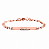 Silber Damenarmband mit Gravur - OTANTO